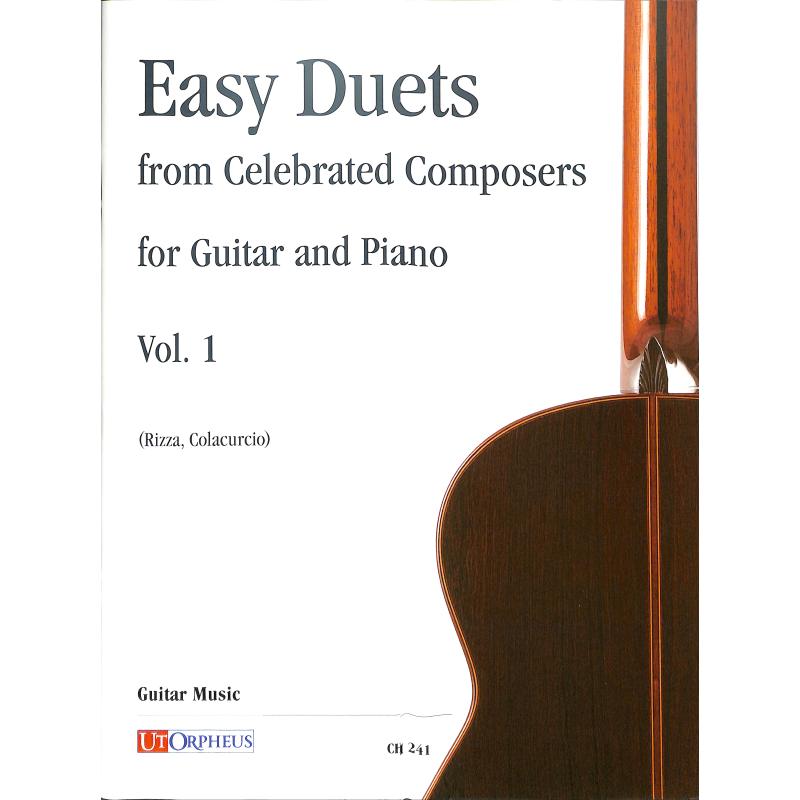 Titelbild für ORPHEUS -CH241 - EASY DUETS FROM CELEBRATED COMPOSERS