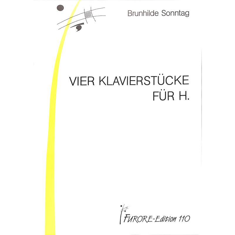 Titelbild für FUE 1100 - 4 Klavierstuecke fuer H