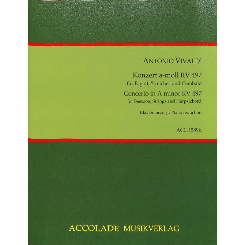 Titelbild für ACCOLADE 1589K - Konzert a-moll RV 497