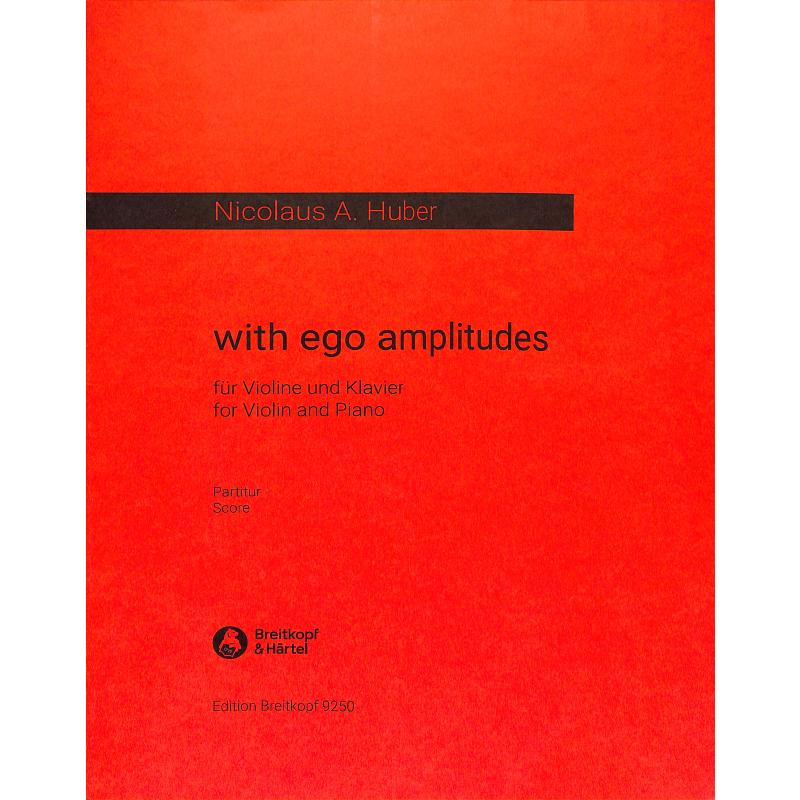 Titelbild für EB 9250 - With ego amplitudes