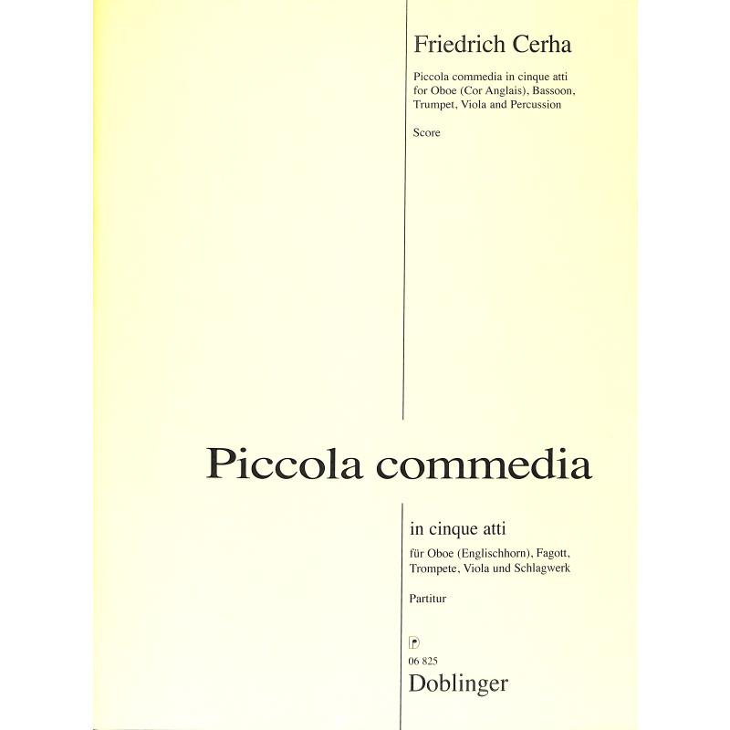 Titelbild für DO 06825-P - Piccola commedia in cinque atti