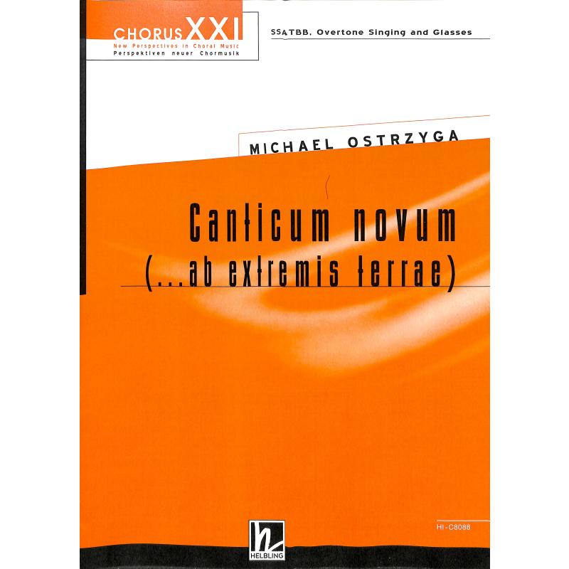 Titelbild für HELBL -C8088 - Canticum novum