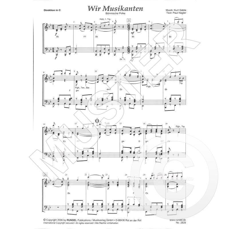 Titelbild für RUNDEL 2828-DIR - Wir Musikanten