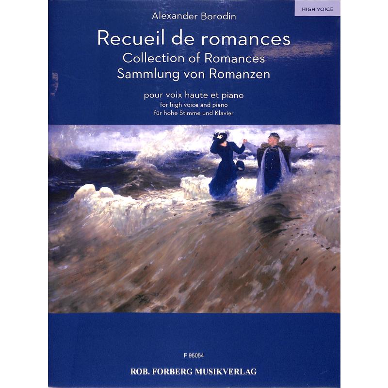 Titelbild für FORBERG 95054 - Recueil de romances | Romanzen