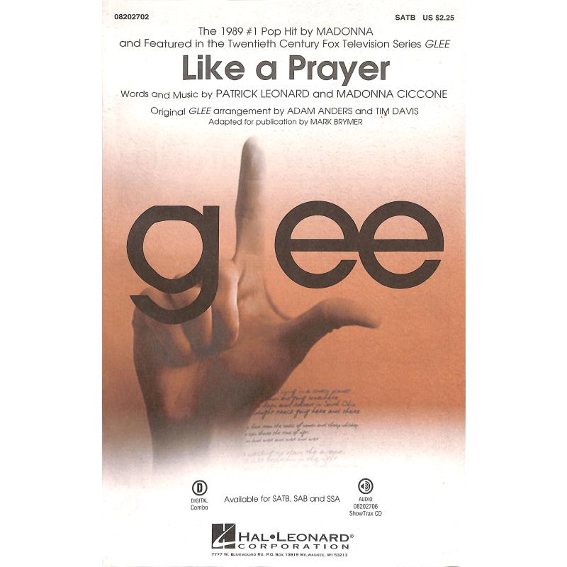 Titelbild für HL 8202702 - Like a prayer (featured on Glee)