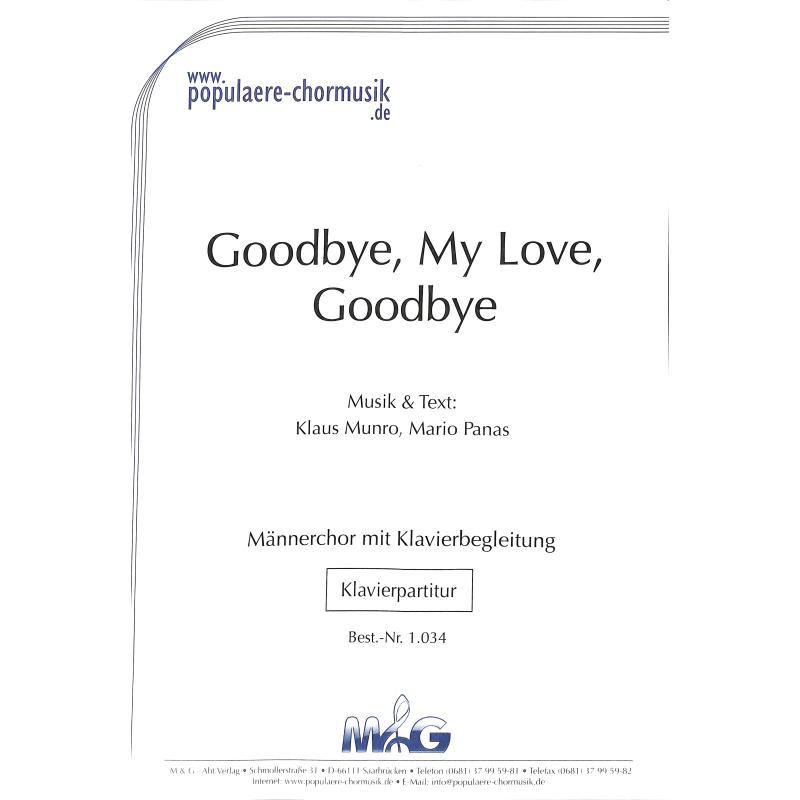 Titelbild für MG 1034K - Goodbye my love goodbye