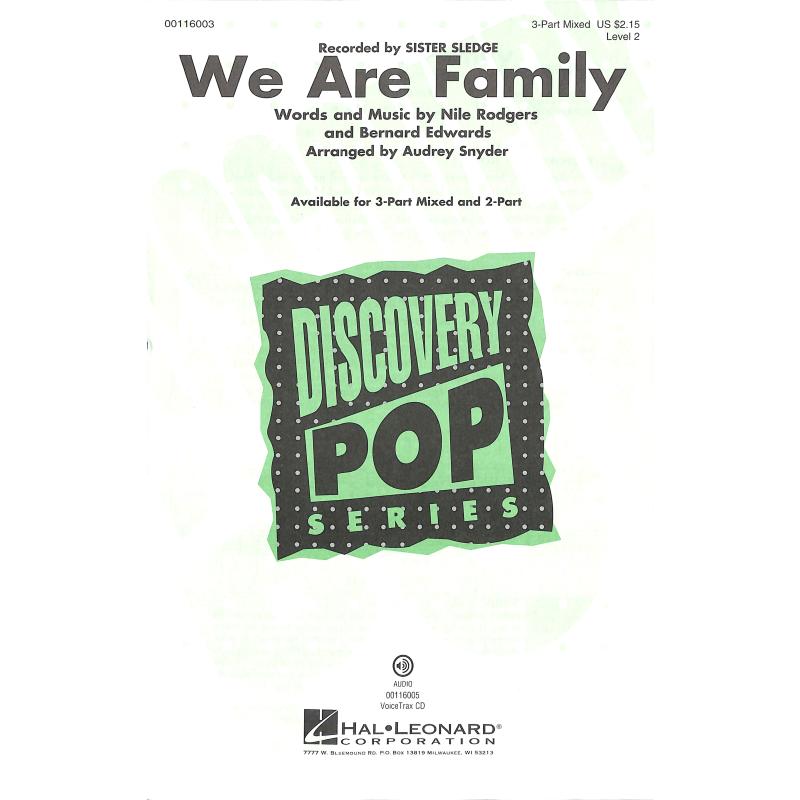 Titelbild für HL 116003 - We are family