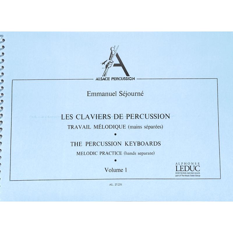 Titelbild für AL 27231 - Les claviers de percussion 1