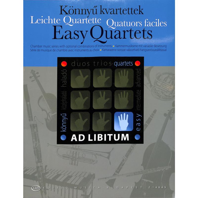Titelbild für EMB 14849 - Easy Quartets