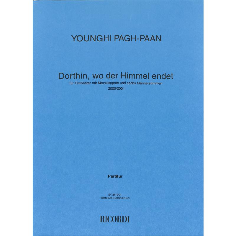 Titelbild für SY 3519-01 - Dorthin wo der Himmel endet