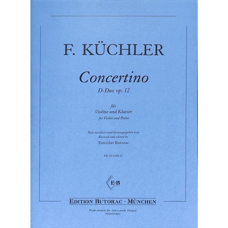 Titelbild für BUTORAC -L082-G - Concertino D-Dur op 12