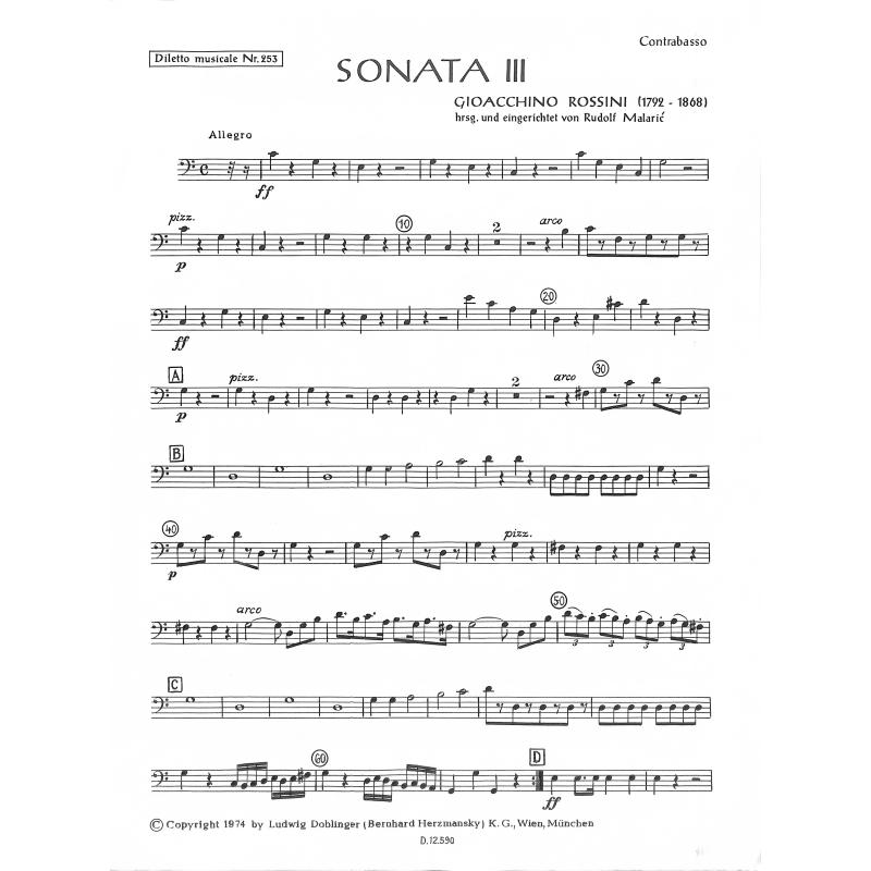 Titelbild für DM 253-KB - Sonate 3 C-Dur (6 Sonaten)