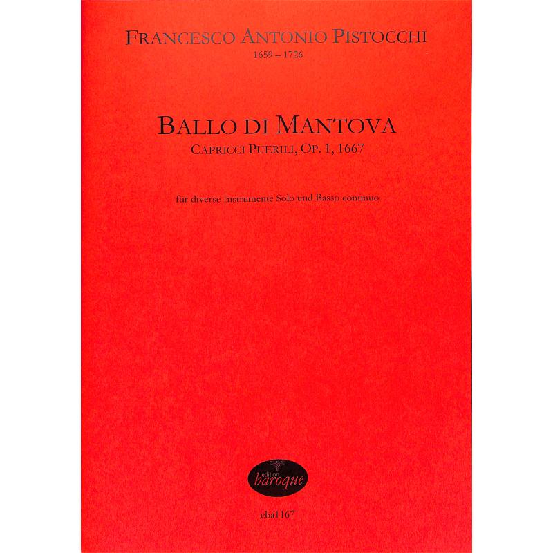 Titelbild für BAROQUE 1167 - Ballo di Mantova op 1