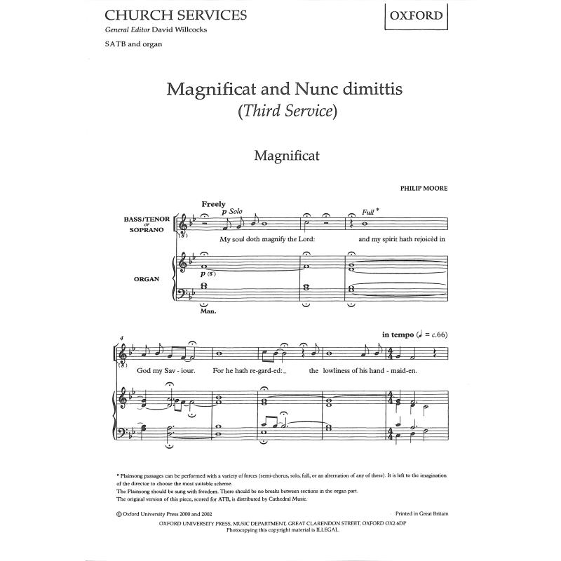 Titelbild für 978-0-19-351693-9 - Magnificat and nunc dimittis