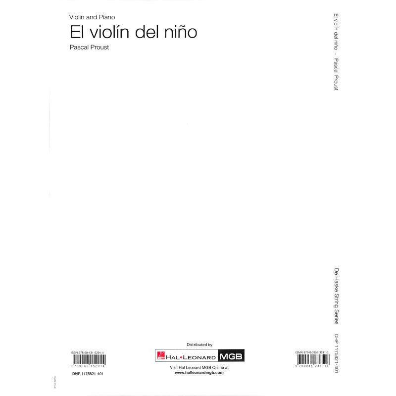 Notenbild für DHP 1175821-401 - EL VIOLIN DEL NINO