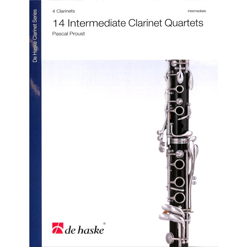 Titelbild für DHP 1175795-070 - 14 INTERMEDIATE CLARINET QUARTETS