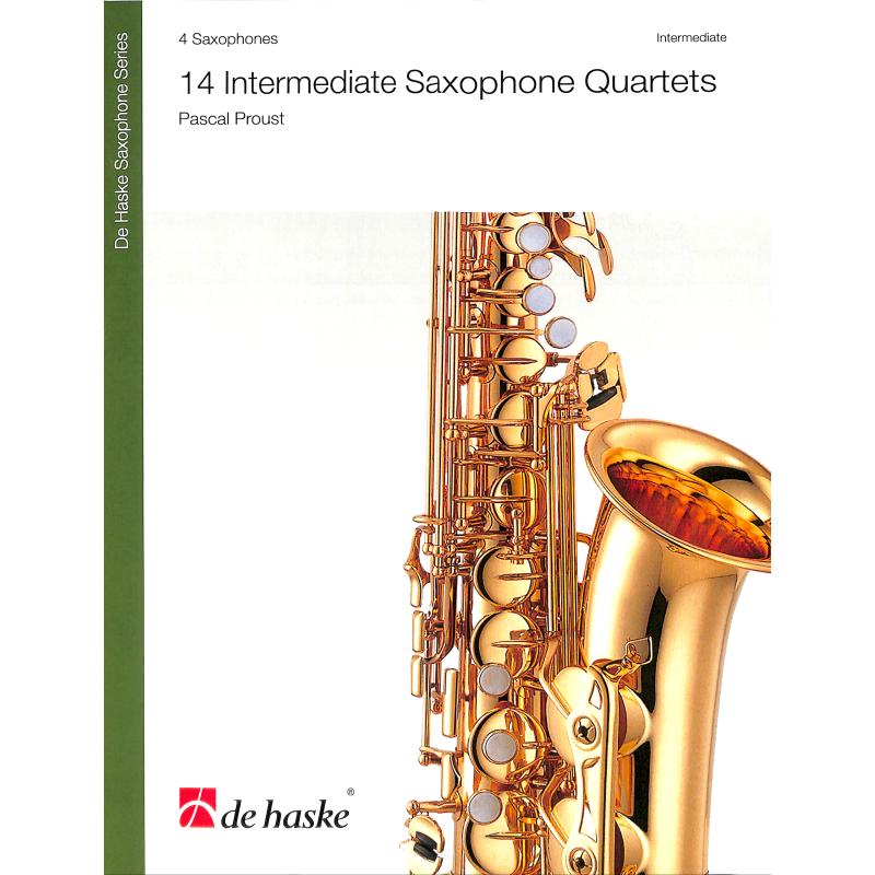 Titelbild für DHP 1175796-070 - 14 intermediate Saxophone Quartets