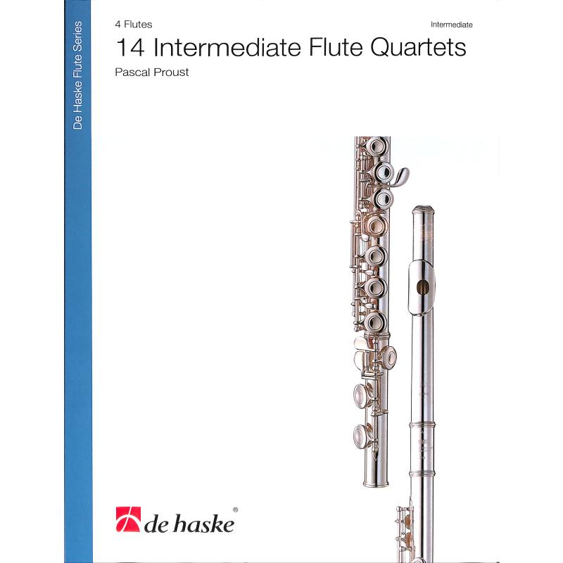 Titelbild für DHP 1175794-070 - 14 intermediate Flute Quartets