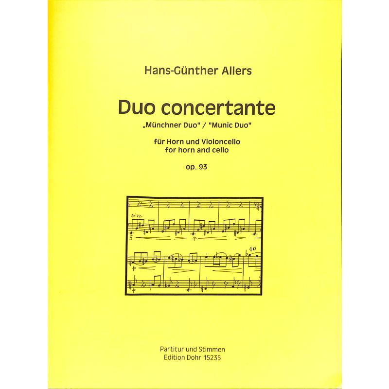 Titelbild für DOHR 15235 - Duo concertante op 93 (Muenchner Duo)