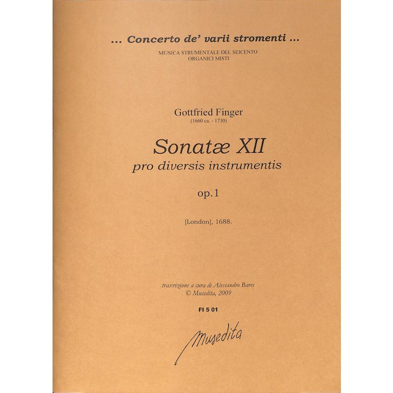 Titelbild für MUSEDITA-FI-501 - Sonate12 op 1