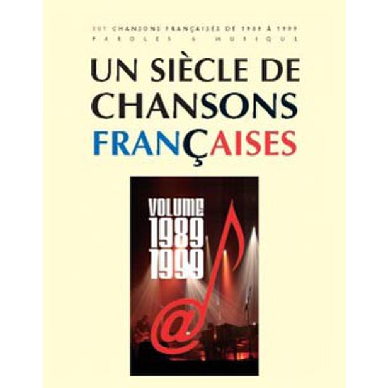 Titelbild für EPB 1382 - Un siecle de chansons francaises 1989-1999