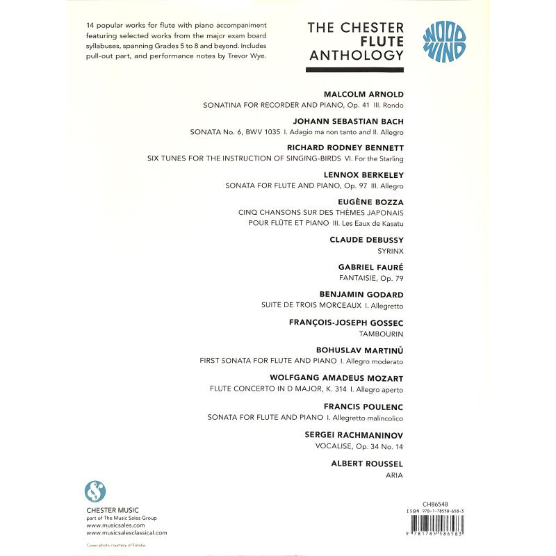 Notenbild für CH 86548 - THE CHESTER FLUTE ANTHOLOGY