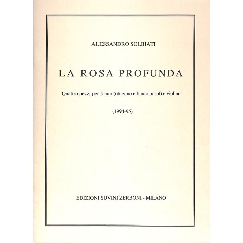 Titelbild für ESZ 10896 - La rosa profunda