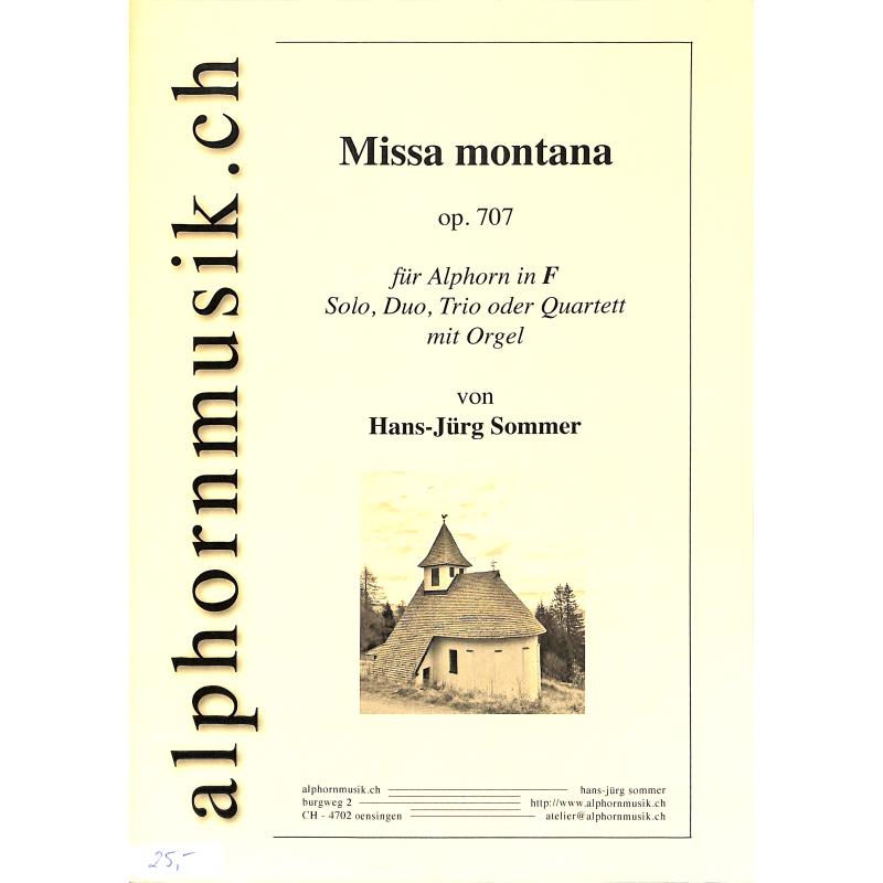 Titelbild für HJS 338-F - Missa Montana op 707