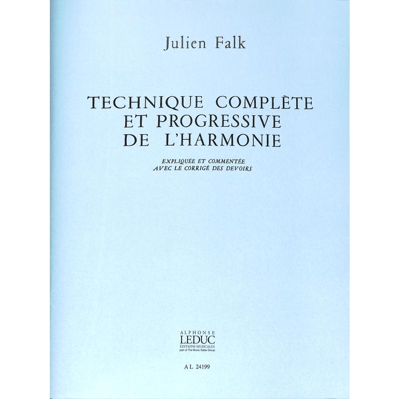 Titelbild für AL 24199 - Technique complete et progressive de l'harmonie