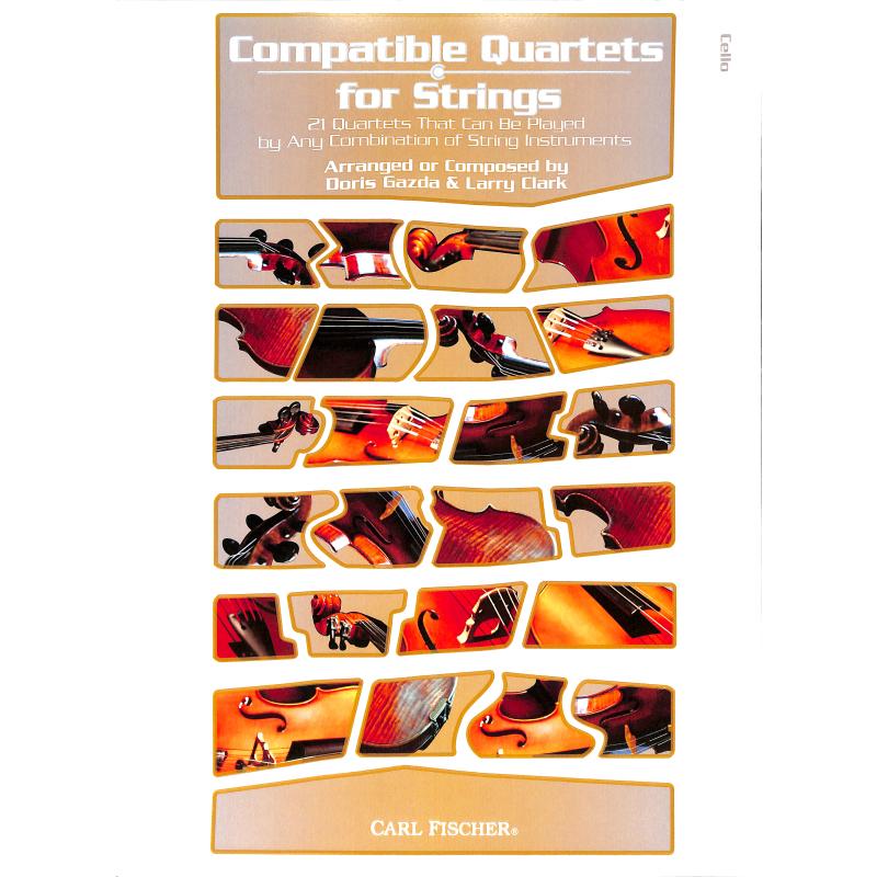Titelbild für CF -BF108 - Compatible quartets for strings