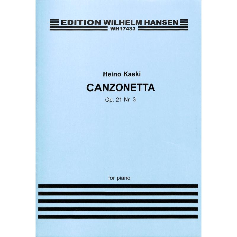 Titelbild für WH 17433 - Canzonetta op 21/3
