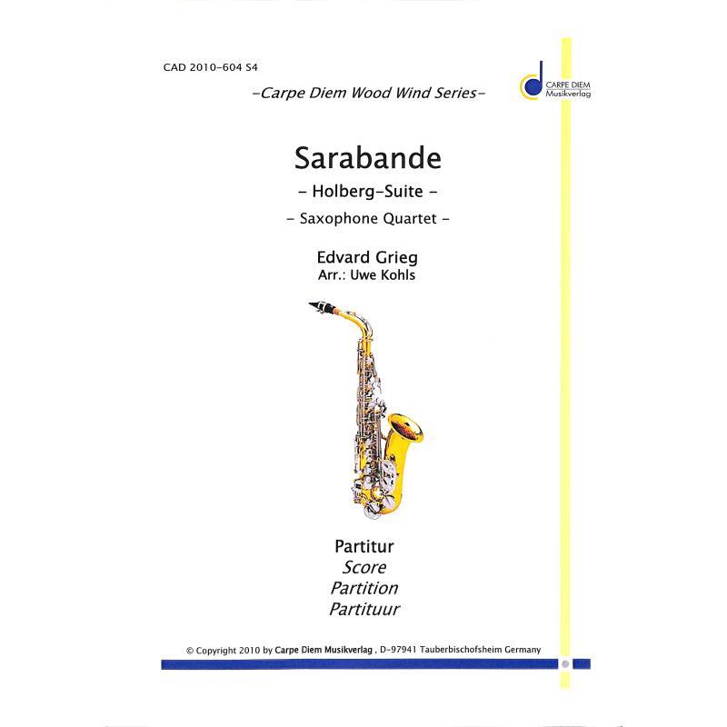 Titelbild für CARPE 2010-604-S4 - Sarabande (Holberg Suite)