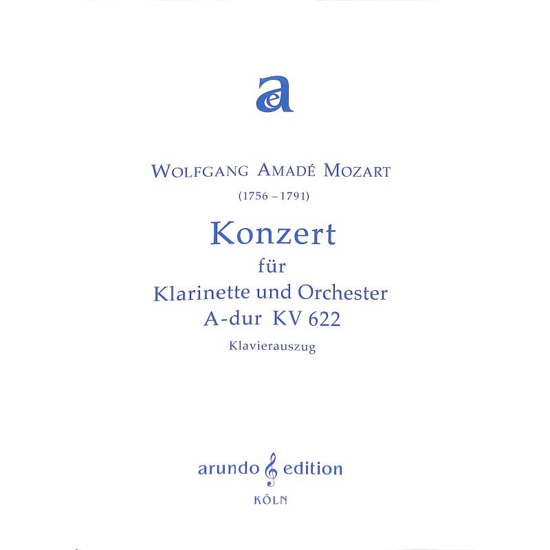 Titelbild für ARUNDO -K1-4010 - Konzert A-Dur KV 622