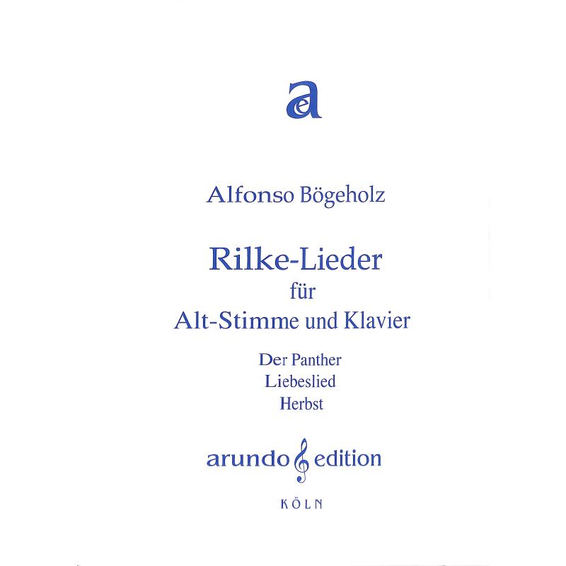 Titelbild für ARUNDO -L2-2012 - Rilke Lieder