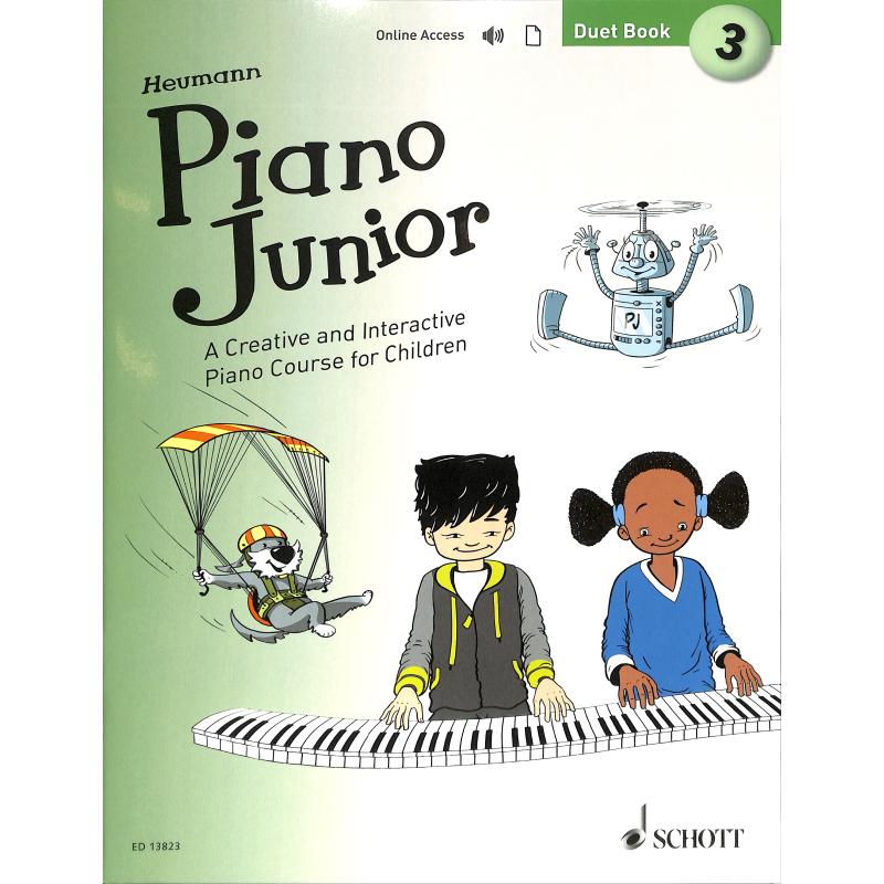 Titelbild für ED 13823 - Piano junior 3 - Duet book