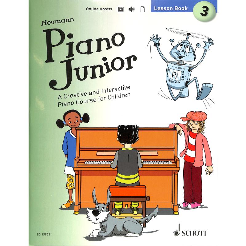 Titelbild für ED 13803 - Piano junior 3 - Lesson book