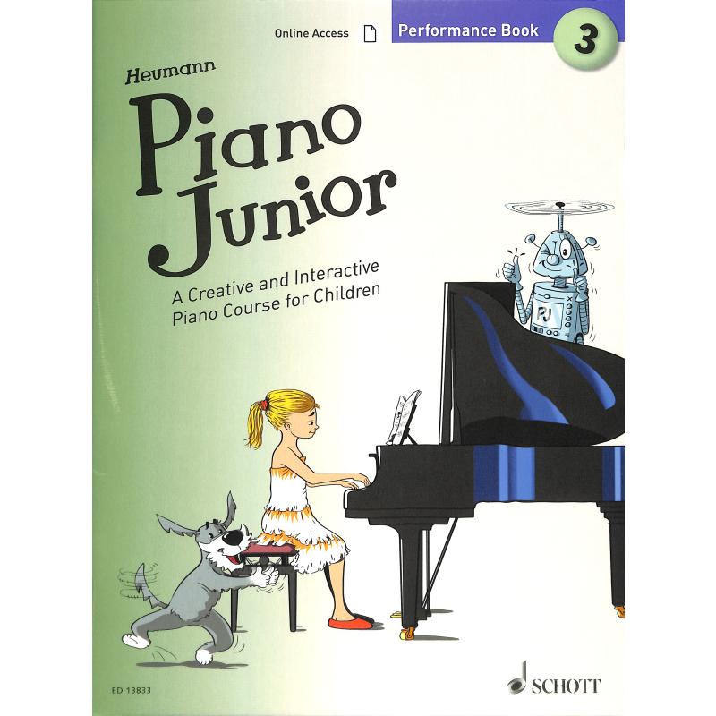 Titelbild für ED 13833 - Piano junior 3 - Performance book