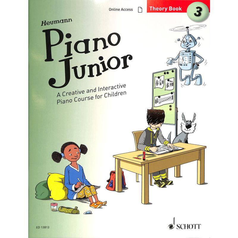 Titelbild für ED 13813 - Piano junior 3 - Theory book
