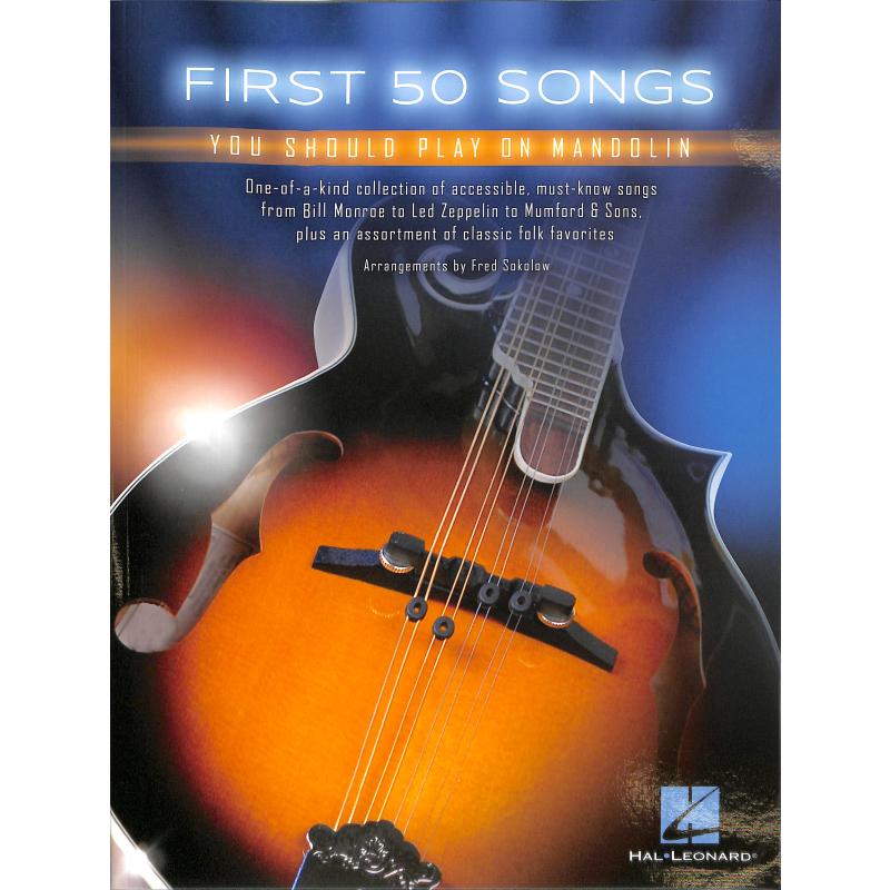 Titelbild für HL 155489 - First 50 songs you should play on Mandolin