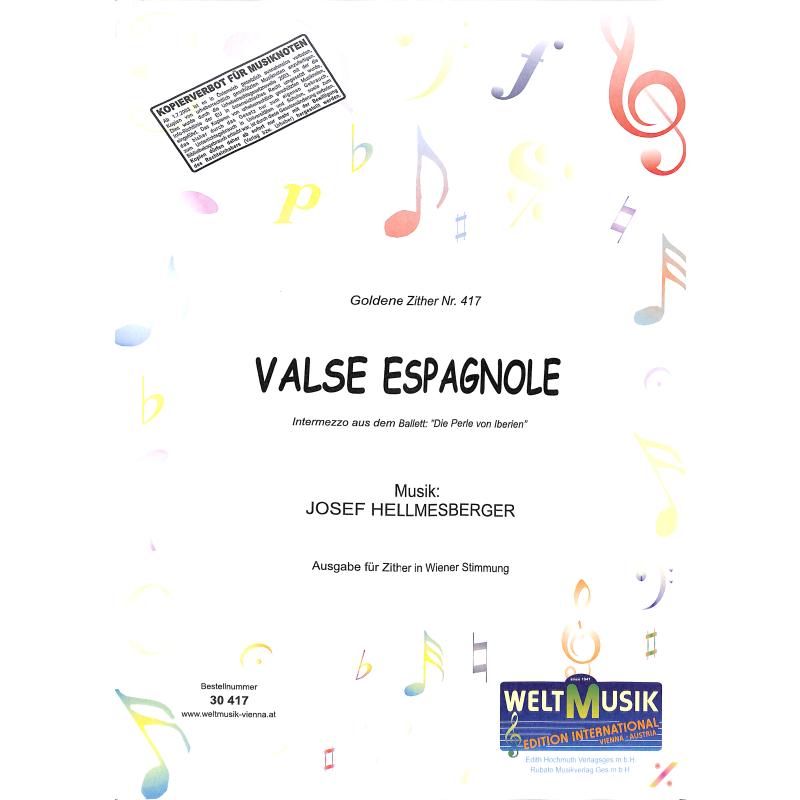 Titelbild für WM 30417 - Valse espagnole