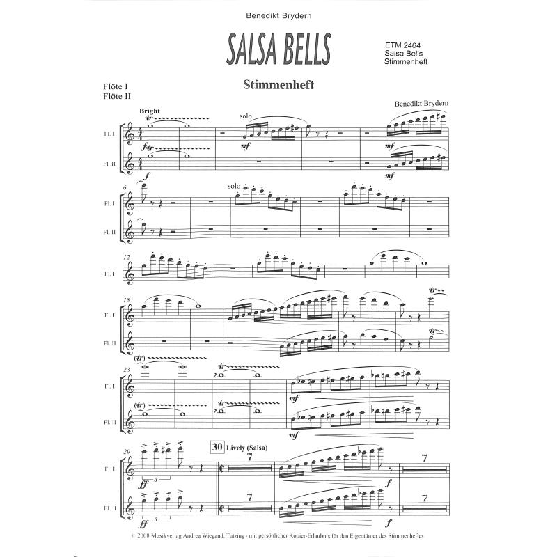 Titelbild für TOSCA 2464 - Salsa bells