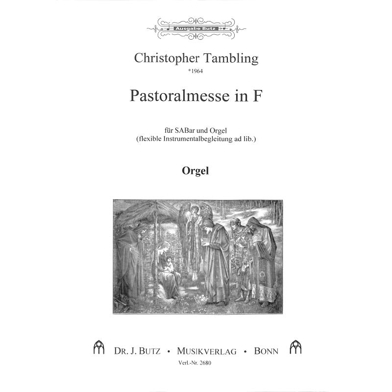 Titelbild für BUTZ 2680-ORG - Pastoralmesse F-Dur
