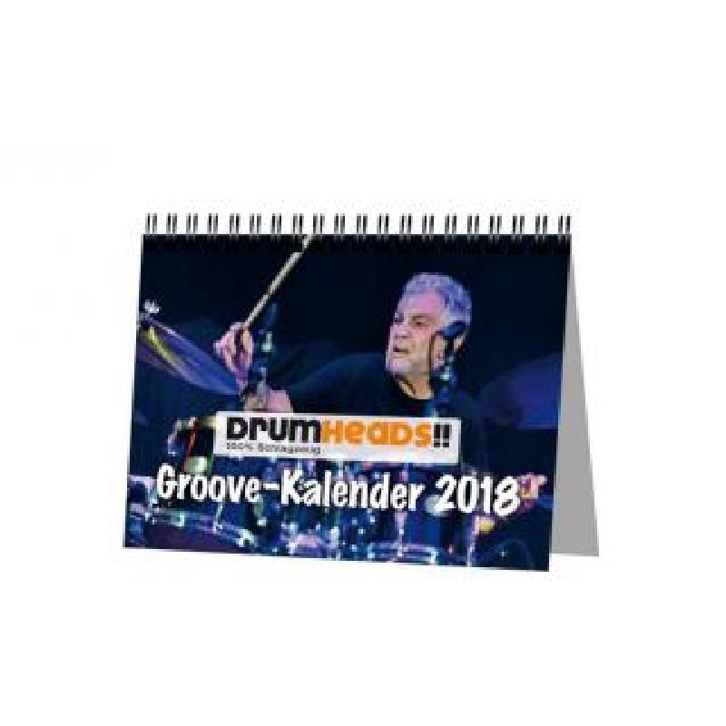 Titelbild für 978-3-95512-168-6 - DrumHeads Groove Kalender 2018