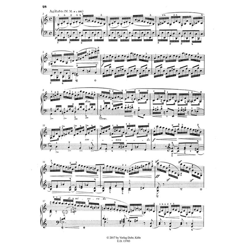 Titelbild für DOHR 13703 - Studien nach Capricen von Paganini bearbeitet op 3