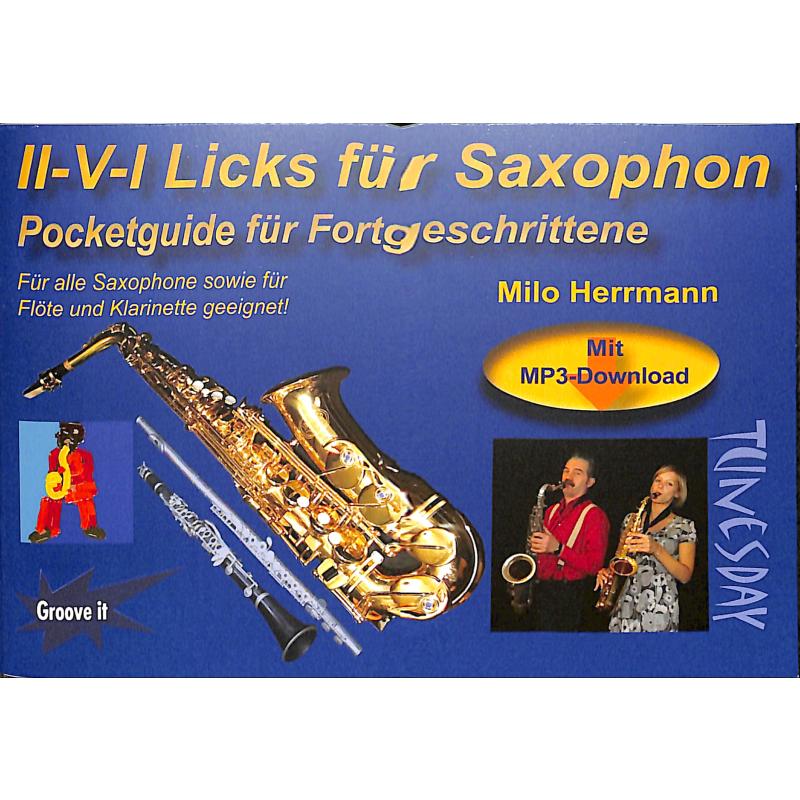Titelbild für TUN -TPG08 - II-V-I Licks für Saxophon