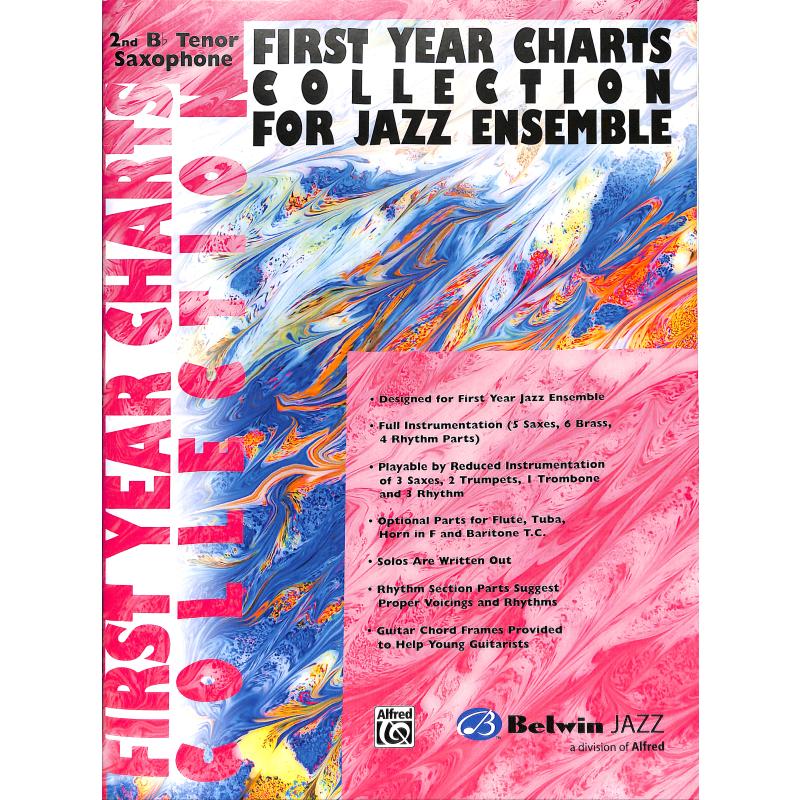 Titelbild für SBM 01005 - First year charts collection for jazz ensemble