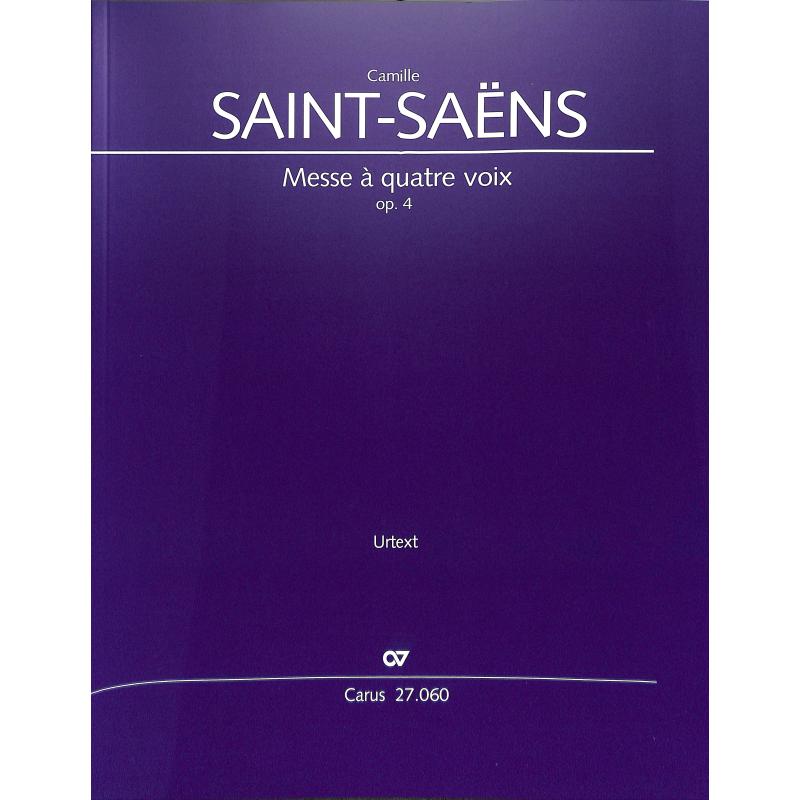 Titelbild für CARUS 27060-00 - Messe a quatre voix op 4