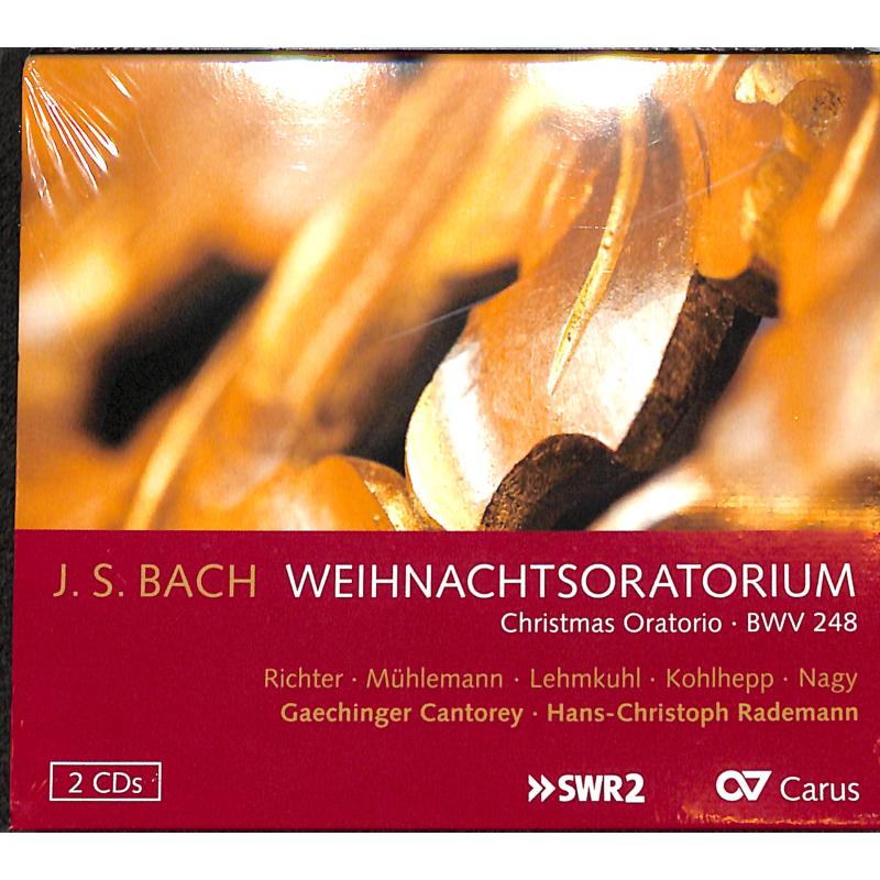 Titelbild für CARUS 83312 - Weihnachtsoratorium BWV 248