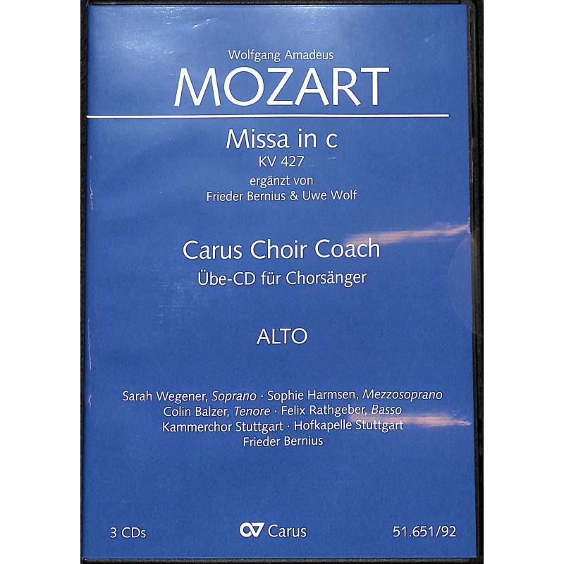 Titelbild für CARUS 51651-92 - Messe c-moll KV 427