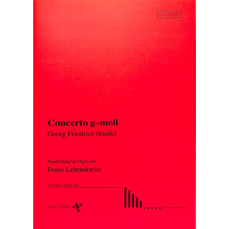 Titelbild für OPUS -OG11032-3 - Konzert g-moll